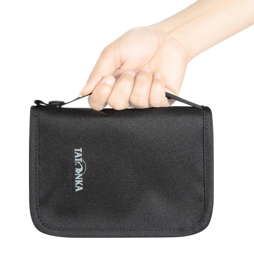 Компактный кошелек-чехол для денег и документов. Tatonka Travel Zip M RFID